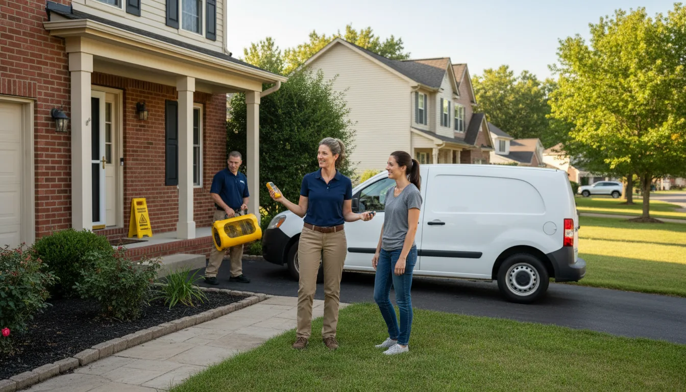 Residential water damage restoration in North Hollywood, CA